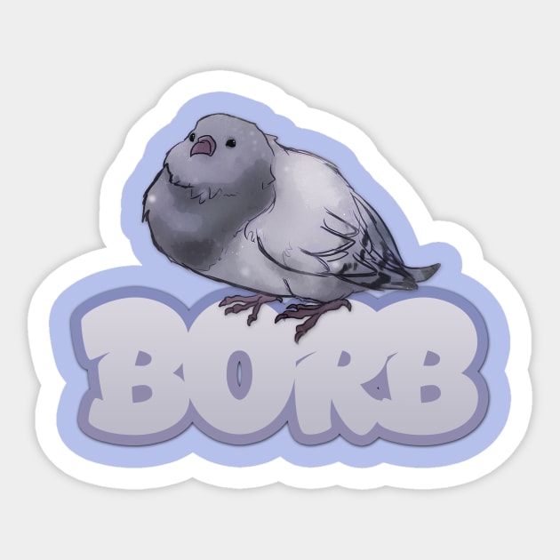 BORB Sticker by NerdWordApparel